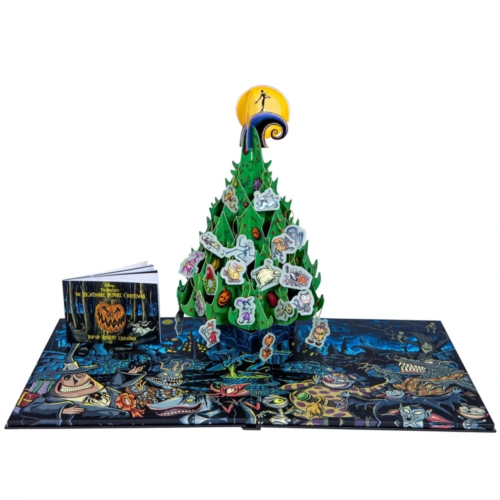 Disney Nightmare Before Christmas Pop-up Advent Calendar Tree Booklet‎